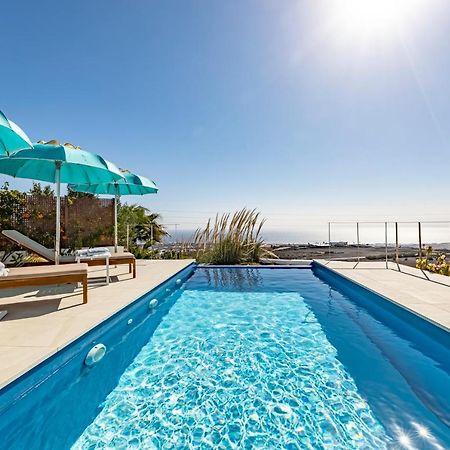 "New" Deluxe Designer Villa Infinity, With Panoramic Sea Views,Own Exclusive Heated Private Pool, Subtropical Gardens Tías Εξωτερικό φωτογραφία